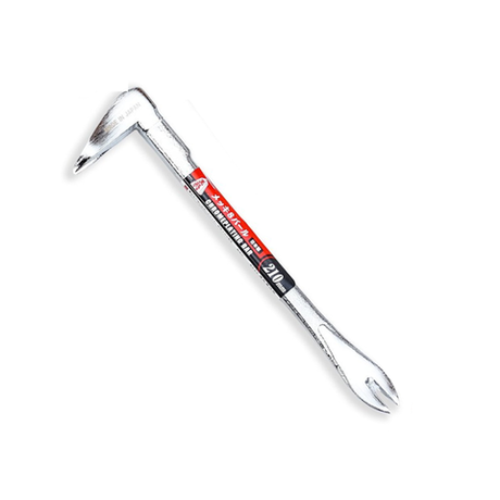 Новинка! Японский гвоздодер - монтажка с прорезью Miki Tool хромированный 210 мм М00021227