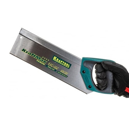 ХИТ! Ножовка обушковая для стусла / пила EXPERT KraftMax Alligator TENON 15 300 мм 14 /15 TPI специальный зуб KRAFTOOL 15228-30