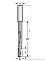 Фреза для выборки глубоких пазов под замки 19 x 25 x 120 x 170 x 12 WPW DT19002
