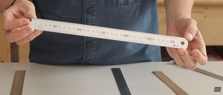 ХИТ! Линейка Shinwa дюймовая 300 мм / 12 дюйм, шкала в мм и дюймах 22012 М00016581