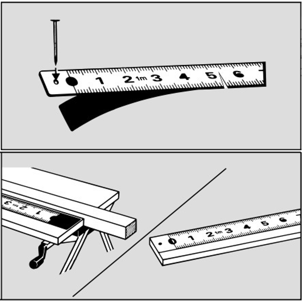 ХИТ! Самоклеящаяся стальная мерная лента TAJIMA Pit Measure 1 м / 13 мм PIT-10 PIT10MWL001-1