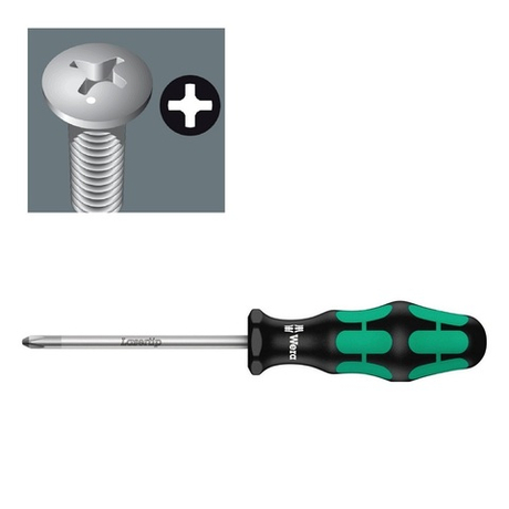 Отвертка крестовая Phillips Kraftform Plus 350 PH 4 x 200 мм 008740 WERA WE-008740