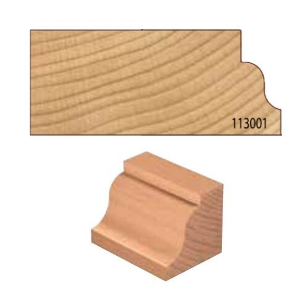 Фреза радиусная фаска римская с нижним подшипником DIMAR 25,4 x 15,9 x 63 x 12 R 4 1130019