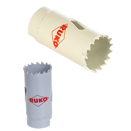 Новинка! Коронка биметаллическая RUKO HSS Co 8% 24 мм, для сверления отверстий в черных и цветных металлах, пластике 126024