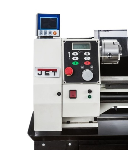 Токарный станок по металлу с Устройством цифровой индикации настольный 230 В 1,0 кВт зона обработки 210 х 450 мм JET BD-8A DRO 50000548M
