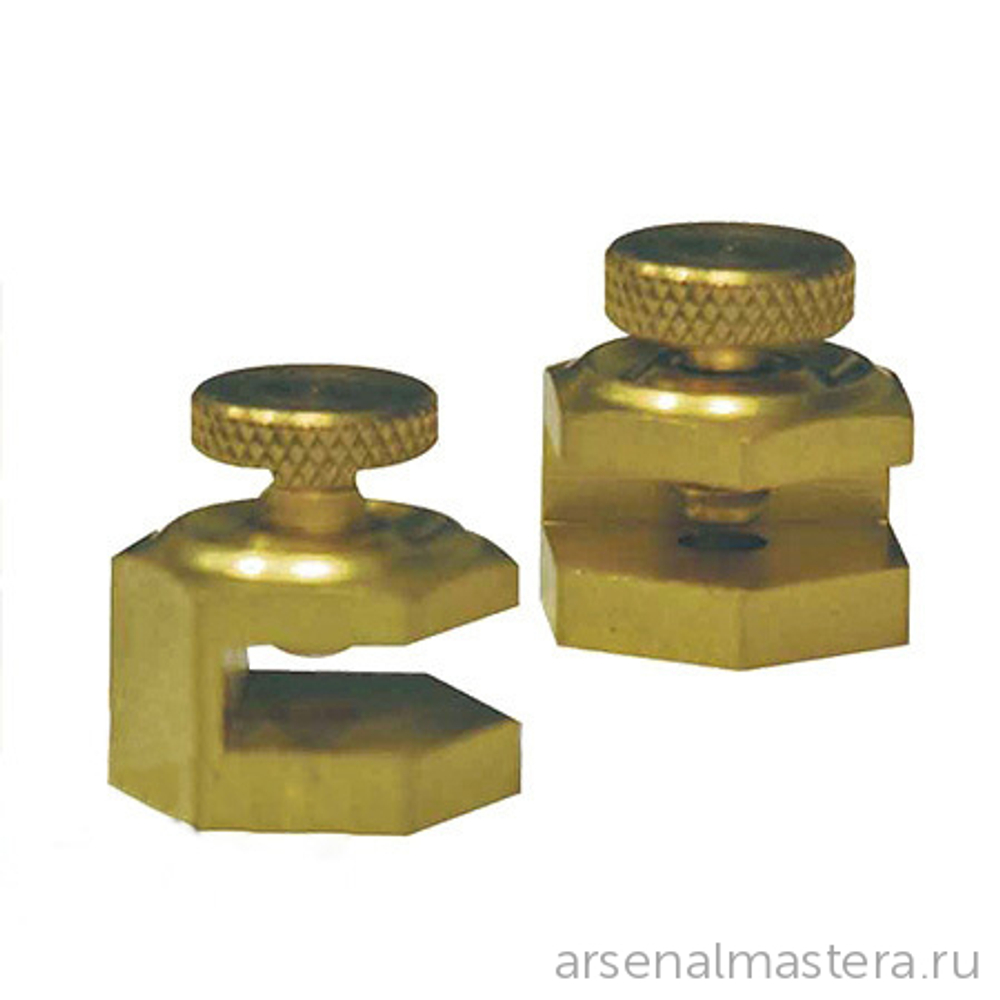ХИТ! Упоры для угольника (линейки) Brass Stair Gauges М00008047 Swanson SG0020