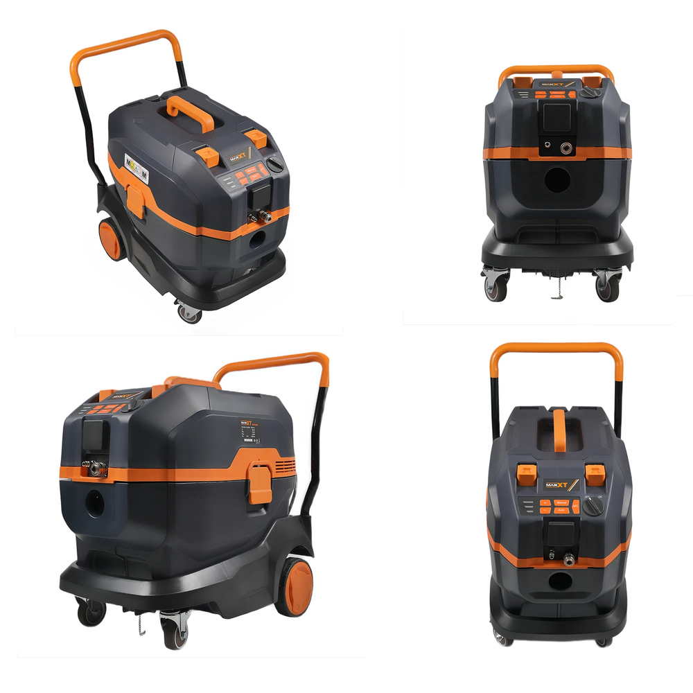 Новинка! Промышленный пылесос MAXXT 1,4 кВт 43 л AFC автоматическое включение и стряхивание фильтра, подключение электроинструмента, для сухой и влажной уборки MVC3800