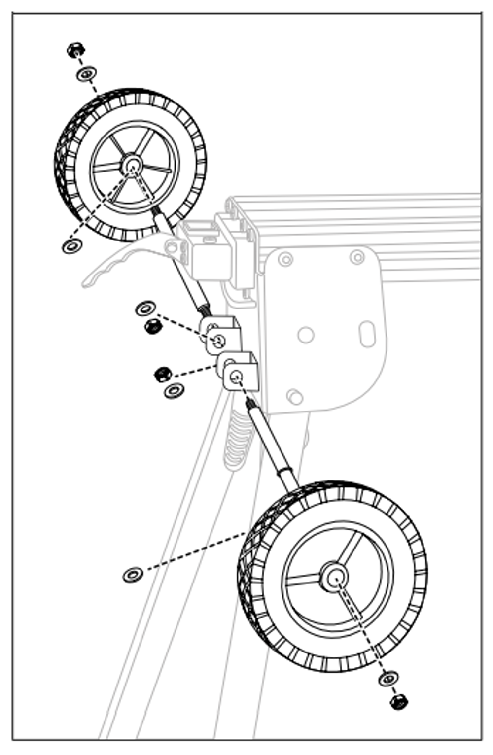 Новинка! Стол складной для торцовочных пил KRAFTOOL MSA-1200 U (1120-2650) х 765 х 970 мм, роликовые опоры, регулировка по высоте, складные ножки, с ручкой и колесами 38782-2