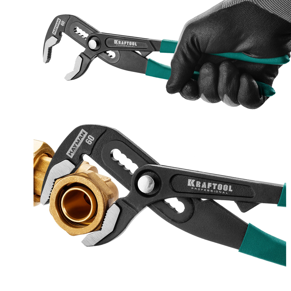 Новинка! Переставные клещи KRAFTOOL Kayman 250 мм, с быстрой регулировкой 22353-25