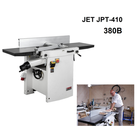 ОСЕННИЕ СКИДКИ! Фуговально - рейсмусовый станок профессиональный JET JPT-410 4,5 кВт 380В, Макс. высота заготовки 225 мм 10000295T