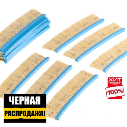 ЧЕРНАЯ РАСПРОДАЖА ХИТ! Комплект Щеток опорных 14 шт DE-TERO MB2 натуральная сизаль 150 х 30 мм 130032