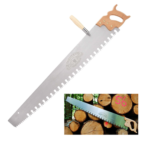 Новинка! Пила - ножовка Thomas Flinn Garlick / Lynx One Man Crosscut Saw. Полная длина 102 см, длина полотна 91,5 cм (3ft) 1 TPI М00006223