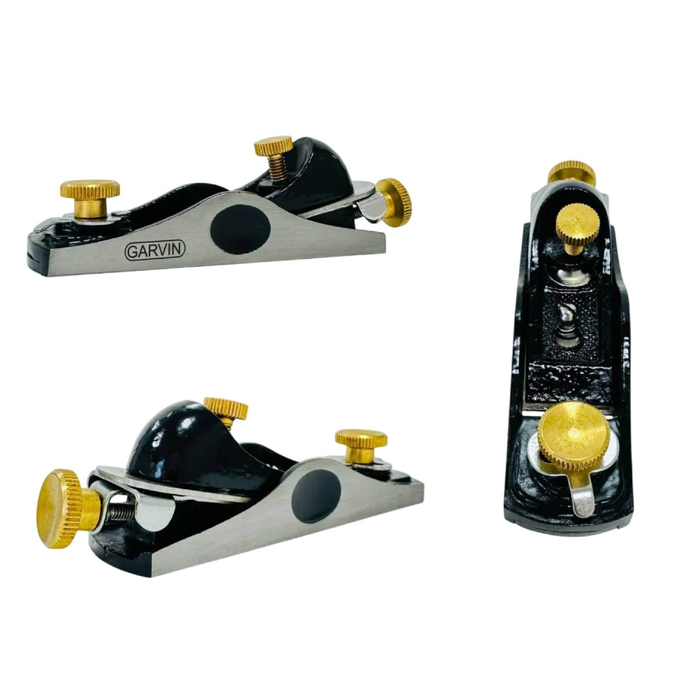Новинка! Рубанок металлический торцовочный N60,5 Block Plane 6-1/4" длина 155 мм, лезвие 35 мм GARVIN SBP-0190