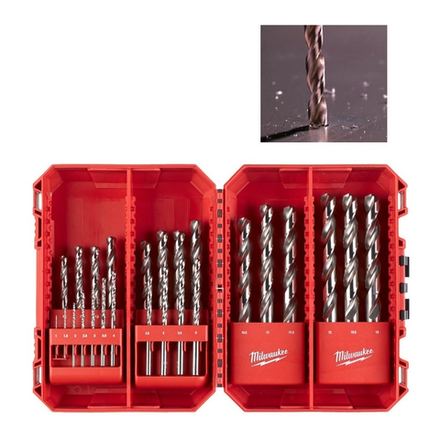 ХИТ! Набор сверл по металлу 25 единиц 1 - 13 мм THUNDERWEB HSS-G GEN III в футляре Milwaukee 4932493870
