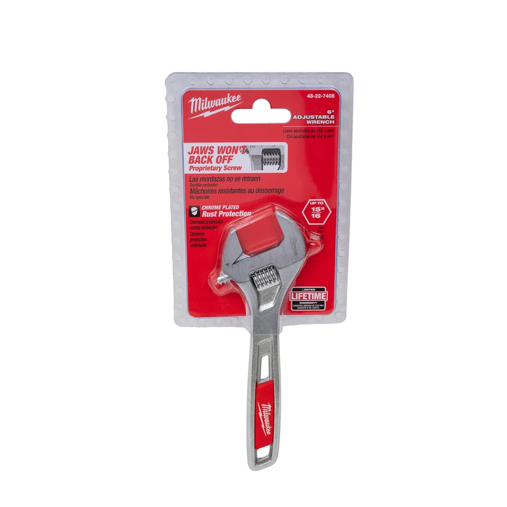 АКЦИЯ ЛЕТНИЕ ПОДАРКИ! Ключ разводной 150 мм Milwaukee 48227406