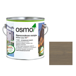 Новинка! Однослойная лазурь для древесины OSMO Einmal-Lasur HS PLUS 9205 Патина 2,5 л для наружных, внутренних работ 11101554