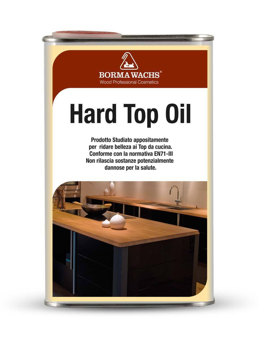 ХИТ! Твердое масло для столешниц 750 мл Hard top oil для внутренних работ Borma 4916