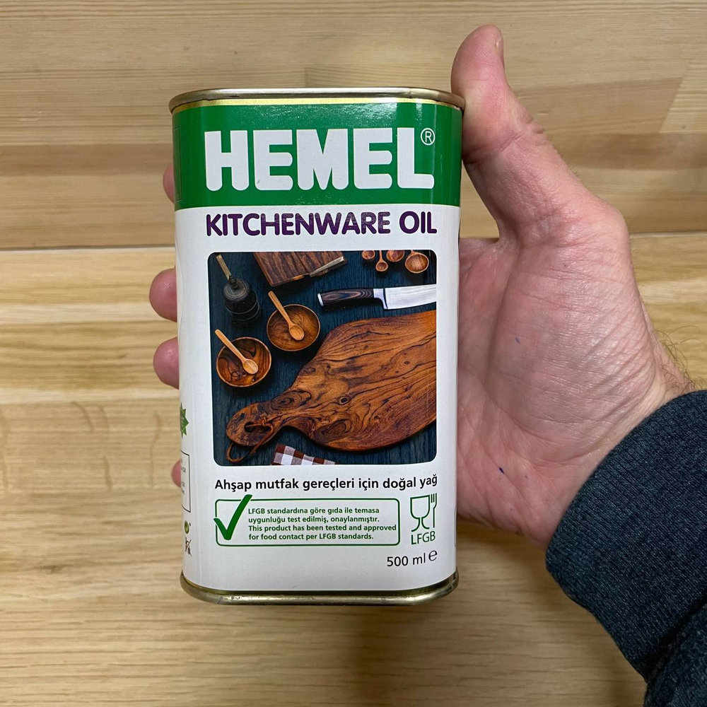 Новинка! Масло для разделочных досок HEMEL Kitchenware Oil 3900H Бесцветное 0,5 л для внутренних работ 20450
