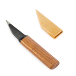 Новинка! Нож японский ремесленный Takagi Kiridashi для маркировки и резьбы по дереву, длина лезвия 60 мм, толщина 2.5 мм рукоятка из сакуры 1061030