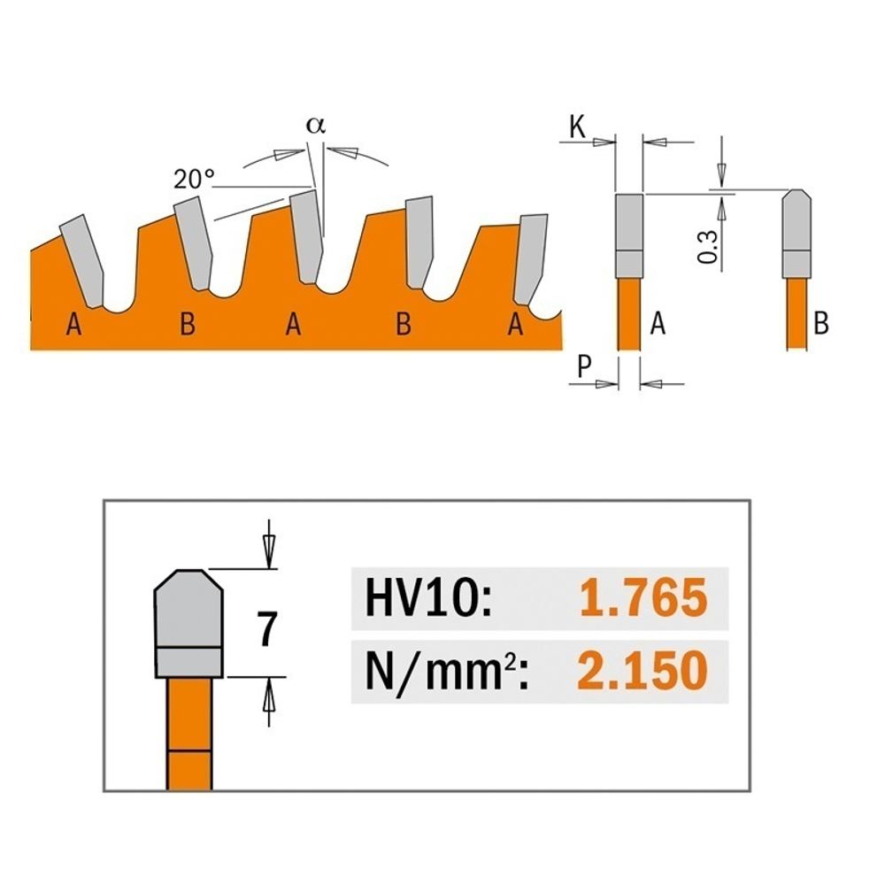 Новинка! Диск пильный по алюминию CMT 210 x 1,8 / 1,2 x 30 Z 64 TCG NEG минус 6 градусов, по цветным металлам и композитам 276.210.64M