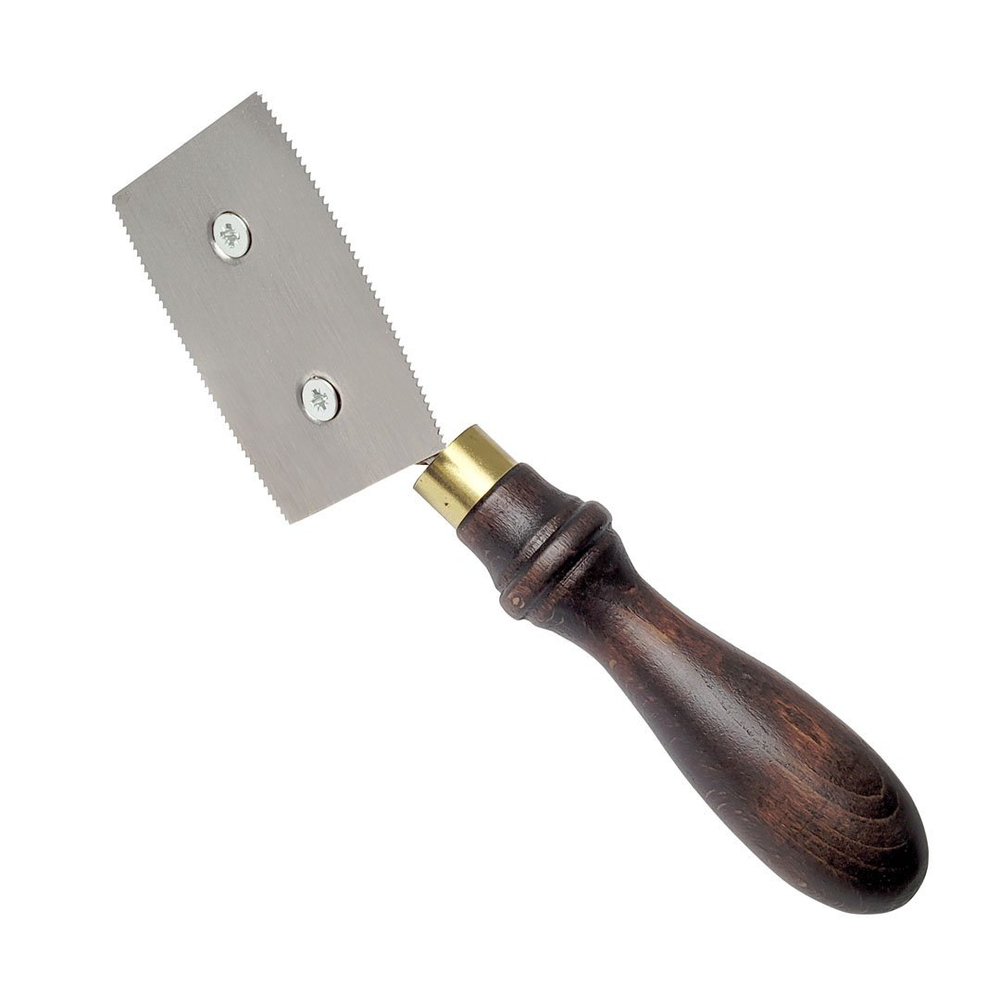 Новинка! Английская пила фанеровочная двусторонняя Crown 15tpi, Длина полотна 76 мм М00006042