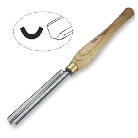 Новинка! Резец токарный HSS Spindle Roughing Gouge, 32 мм (1,1/4 дюйм) длина 533 мм  RS 843LH Robert Sorby М00009025