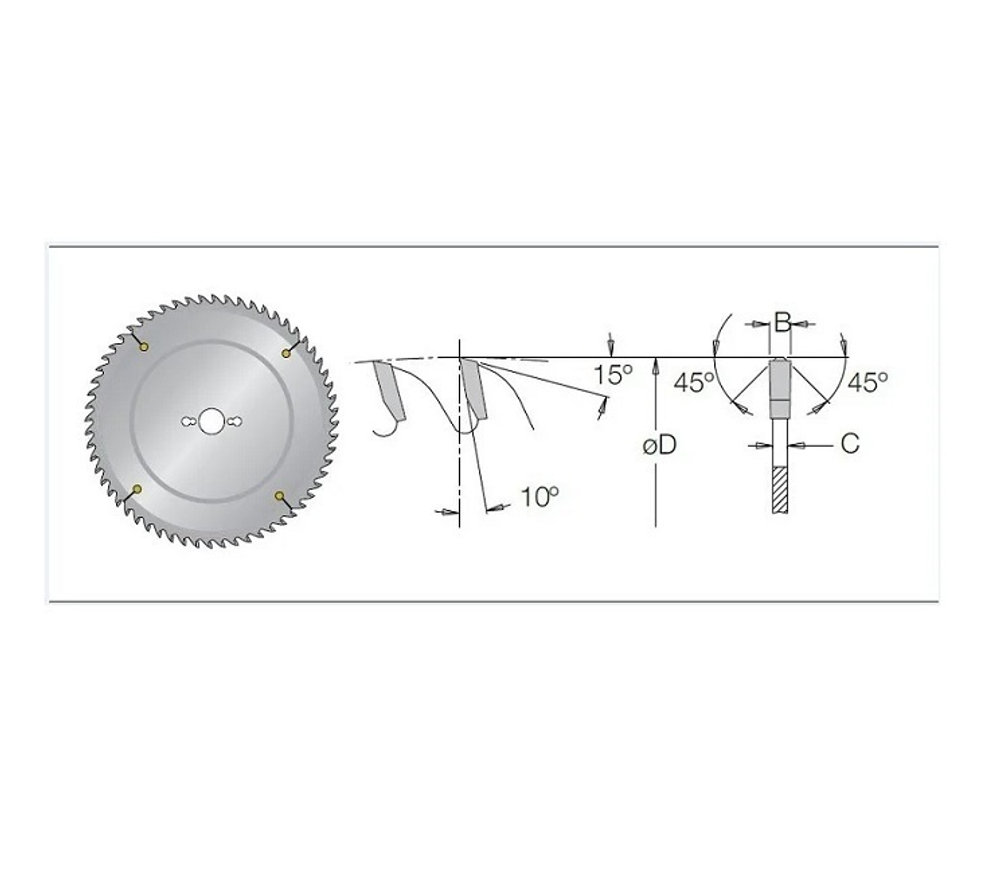 Диск пильный Dimar D 450 x 60 x 4,8 Z72_MOQ_S 9553170R