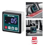 ХИТ! Электронный уровень - уклономер магнитный KRAFTOOL KOMPAKT 4 х 90 С, 0 - 360 град, точность 0,1 гр. 34687