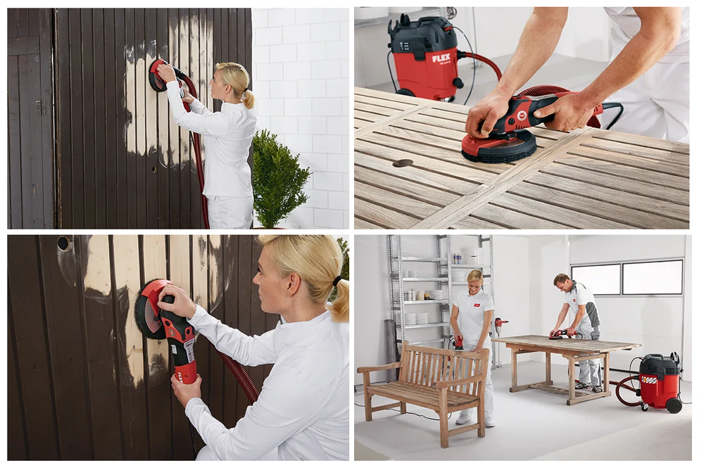 Новинка! Универсальная шлифовальная машина ротационного типа Flex SUPRA SE 14-2 150 Set, 1,4 кВт, диск 150 мм, в кейсе, для проведения работ по санации, ремонту, благоустройству, для обработки нержавеющей стали, металла, натурального и искусственного камня, деревянных поверхностей и ЛКП 419206