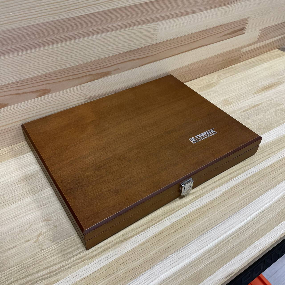 ХИТ! Набор столярных стамесок (долото) Narex в деревянном кейсе 6 шт (6, 10, 12, 16, 20, 26 мм) WOOD LINE PROFI 853055