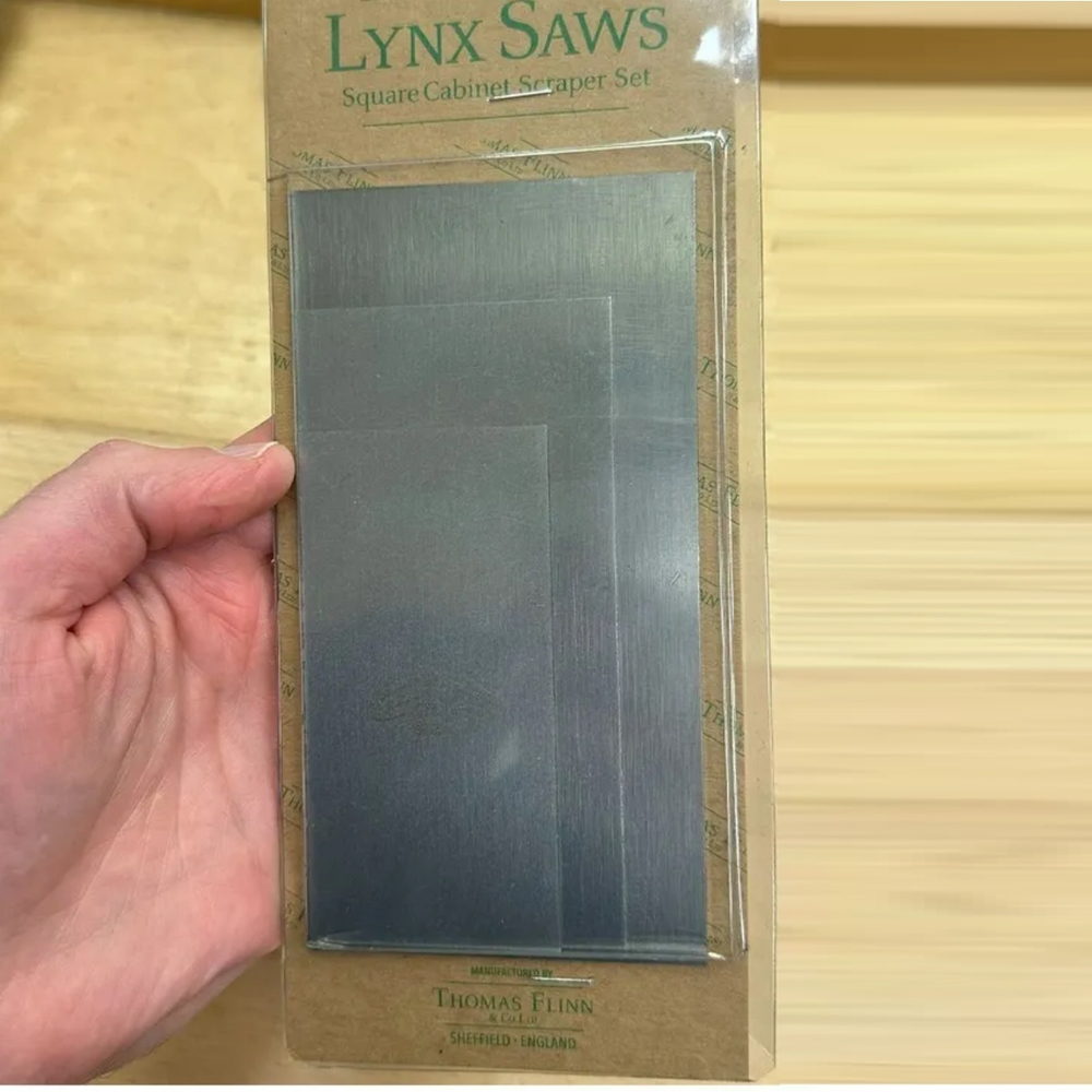 Новинка! Цикли прямоугольные 3 шт Pax 0.8 мм TF Pax / LYNX Cabinet Scraper Set М00005140