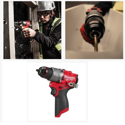 ВМЕСТЕ ВЫГОДНО 2026! В кейсе M12 FUEL FPP2F2-402X: Аккумуляторные перфоратор CH-0, ударная дрель - шуруповерт FPD2-0, 2 шт Аккумулятора B4, Зарядное устройство C12 C MILWAUKEE 4933480590