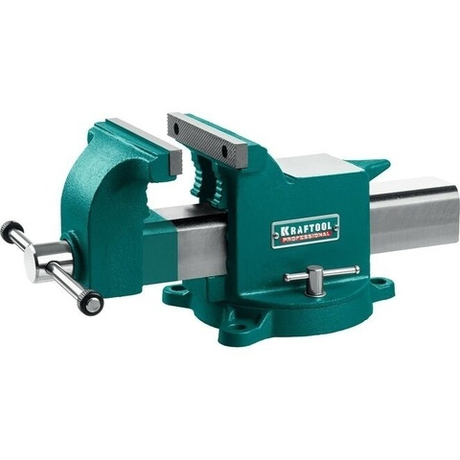 Новинка! Тиски стальные слесарные STEEL 150 мм KRAFTOOL 32701-150