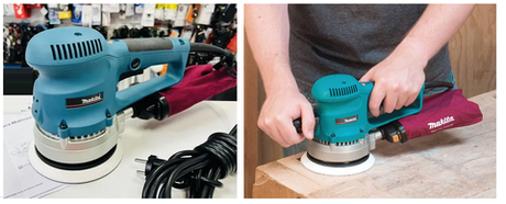 ВЕСНОЙ ВЫГОДНЕЕ ХИТ! Электрическая эксцентриковая шлифовальная машина ручная Makita 150 мм, орбита 3 мм, 0,31 кВт BO6030