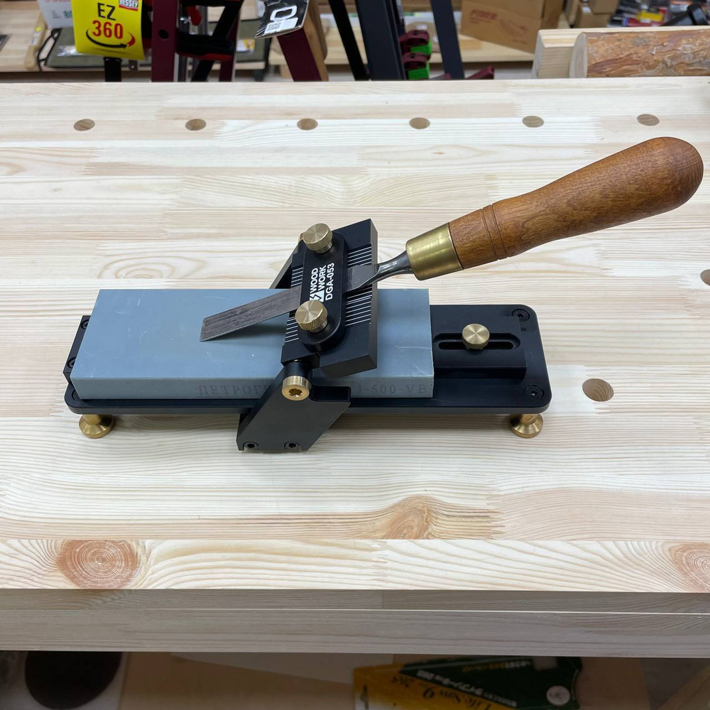 Точилка для стамесок, максимальный диапазон зажима 53 мм Woodwork DGA-053