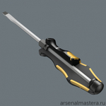 АКЦИЯ WERA ХИТ! Набор 6 предметов ОТВЕРТКИ силовые с подставкой, PH 1 x 80 / 2 x 100, SL 0.6 x 3.5 x 80 / 0.8 x 4.5 x 90 / 1 x 5.5 x 100 932/6 018282 WERA WE-018282