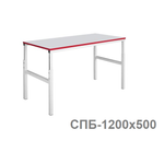Новинка! Стол промышленный базовый СПБ Gresson 1200 х 500 общепромышленное исполнение СПБ-1200х500