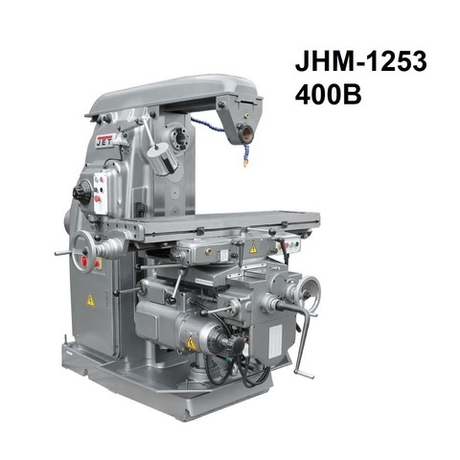 Новинка! Горизонтально - фрезерный станок по металлу 400В 7,5 кВт JHM-1253 JET 50000941T