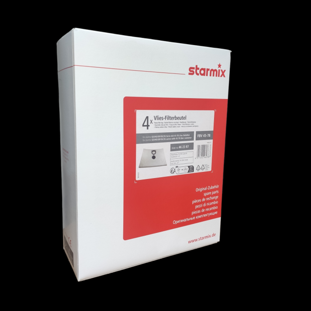 ХИТ! Комплект 4 шт. Фильтр флисовый Starmix FBV 45/78 462387