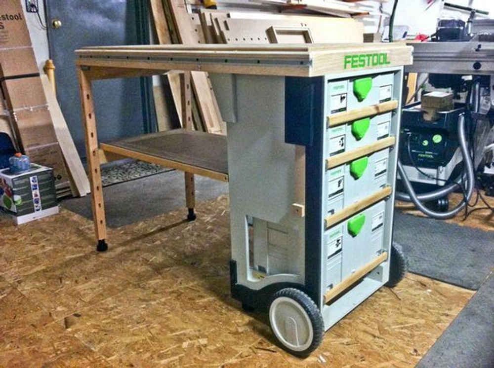 Многофункциональный стол для мастерской - идея стола Festool MFT 3