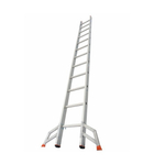 Двухсекционная выдвижная лестница с перекладинами KRAUSE MONTO FABILO Trigon 2 х 18 129352