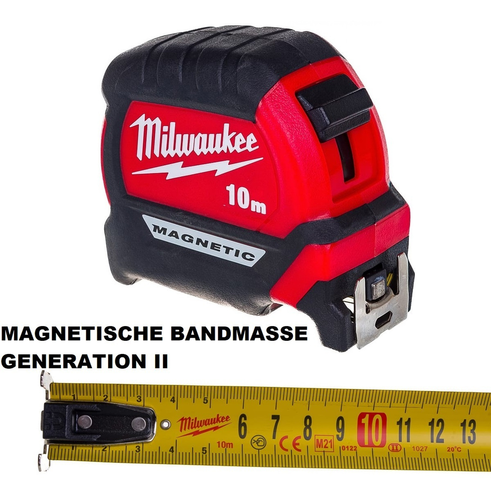 Новинка! Рулетка магнитная GEN III  10 м / 27 мм MILWAUKEE 4932464601