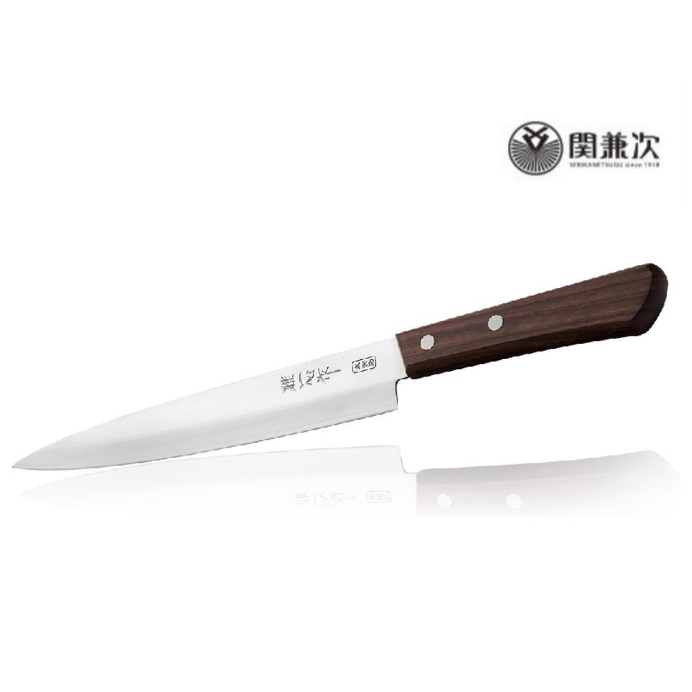 ХИТ! Японский Нож кухонный для нарезки слайсер Kanetsugu Special Offer длина лезвия 210 мм, сталь AUS-8/SUS410 3 слоя, рукоять розовое дерево, заточка 5000  Tojiro 2006