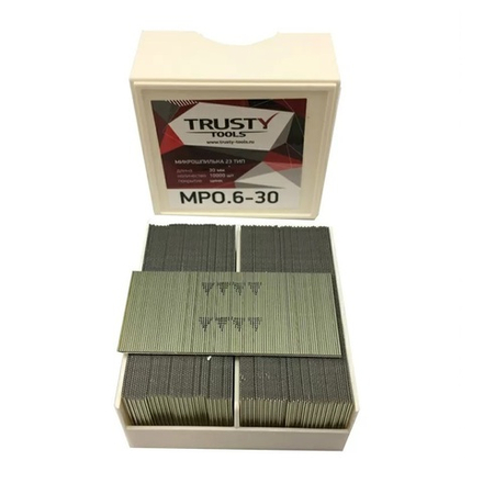 Микрошпилька 30 мм 23 тип, упаковка 10000 шт Trusty MPO.6-30