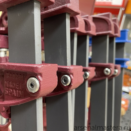 ХИТ! Струбцина винтовая F-образная Piher Maxi-F 40 х 12 см зажимное усилие до 9000Н (900 кг) 60040 М00005893