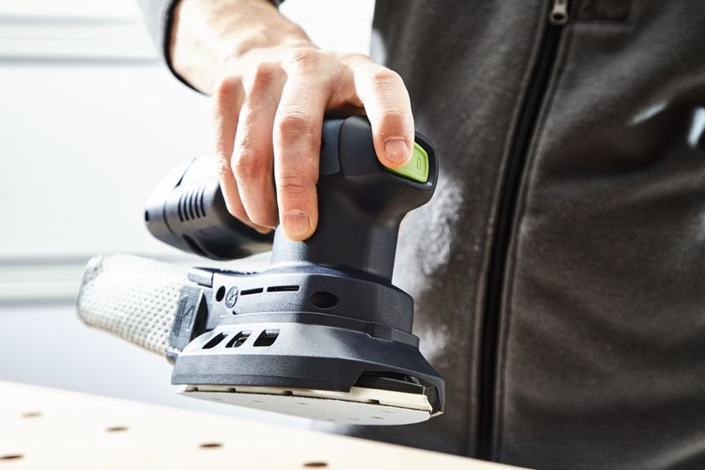Аккумуляторная дельтавидная шлифовальная машинка FESTOOL DTSC 400 Li 3,1 I-Set с 2 аккумуляторами BP 18 Li 3,1 ERGO-I и быстрозарядным устройством TCL 6 в систейнере SYS-COMBI 2 575703