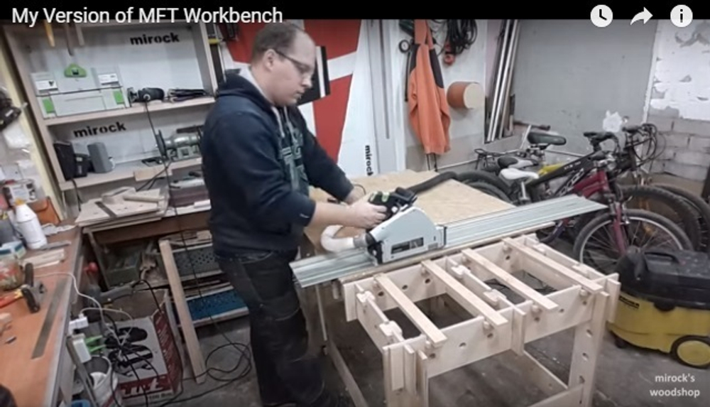 Многофункциональный стол для мастерской - идея стола Festool MFT 3