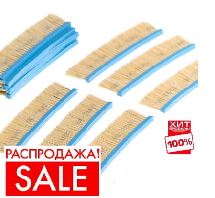 РАСПРОДАЖА ХИТ! Комплект Щеток опорных 14 шт DE-TERO MB2 натуральная сизаль 150 х 30 мм 130032