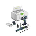 Аккумуляторная ударная дрель - шуруповёрт QUADRIVE TPC 18/4 I-Basic-Set FESTOOL 577625