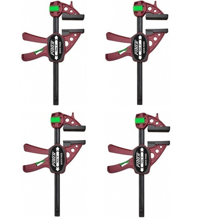 ВМЕСТЕ ВЫГОДНЕЕ СУПЕР ХИТ! Комплект 4 шт Струбцины быстрозажимные Extra Quick Piher 45 х 8 см 1500N М00015950 N004-4AM